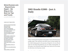 Tablet Screenshot of motorthusiast.com